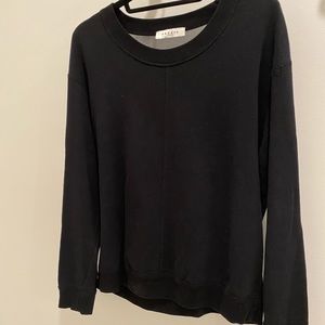 Sandro Paris Cotton Sweatshirt with Must-See Back Detail!!